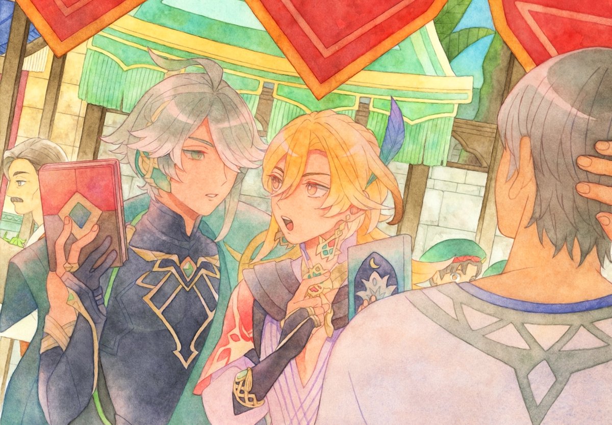 アル🌱イゼン×カ🏛️ヴェ
アルカヴェオンリー継続開催されますように🙏
#ひらいて赤ブー 
#喧嘩するほどImissyou
#haikaveh