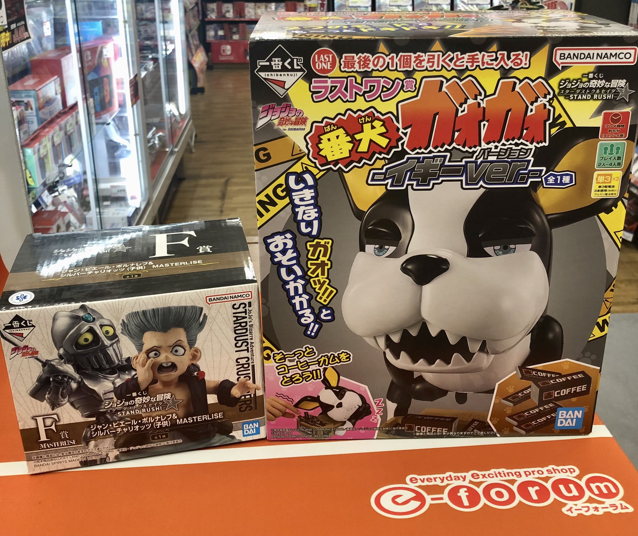 一番くじ ジョジョの奇妙な冒険 F賞 ポルナレフ&シルバー