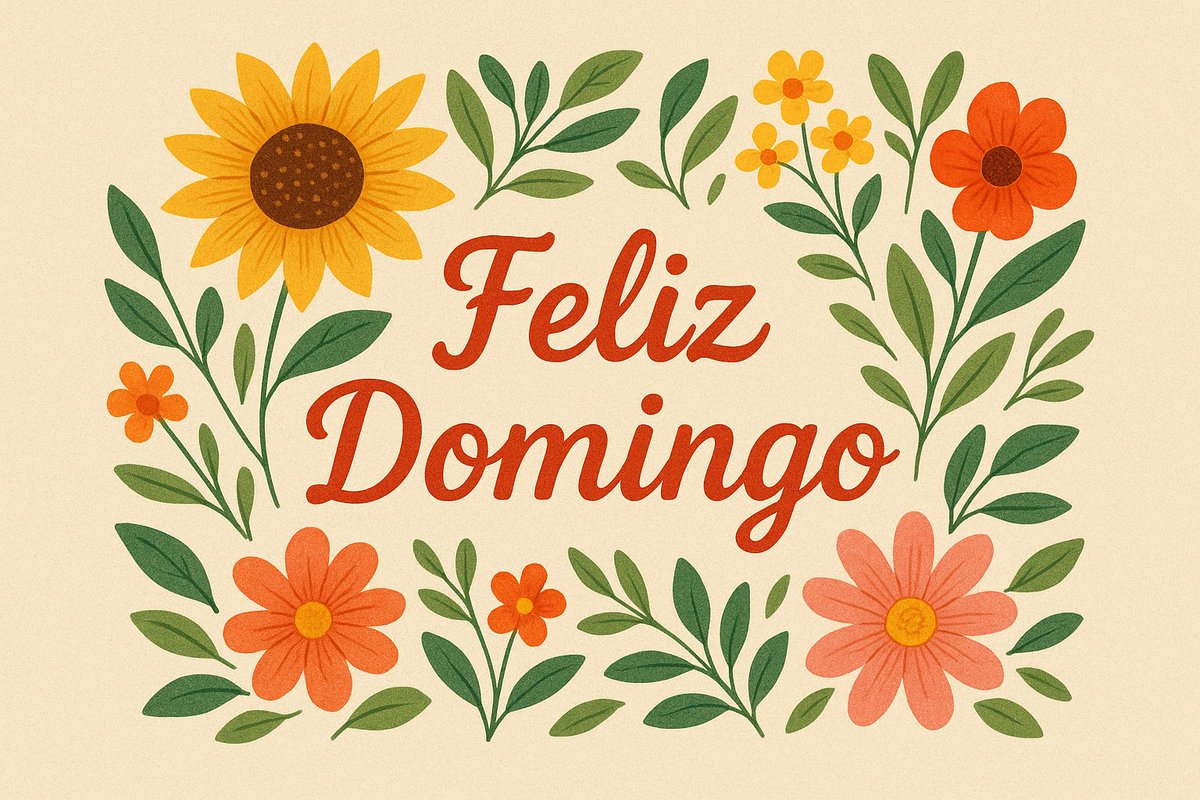 ¡Buenos días! 🌞 Que este domingo te regale calma, alegría y momentos que te hagan sonreír con el corazón. ✨💛