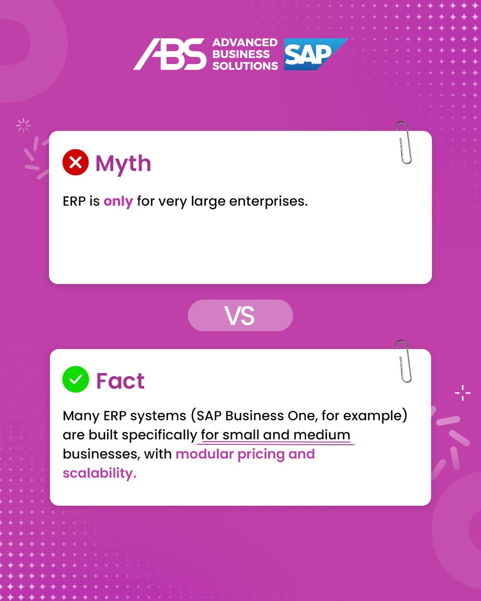 Advanced Business Solutions | SAP Partner tweet media