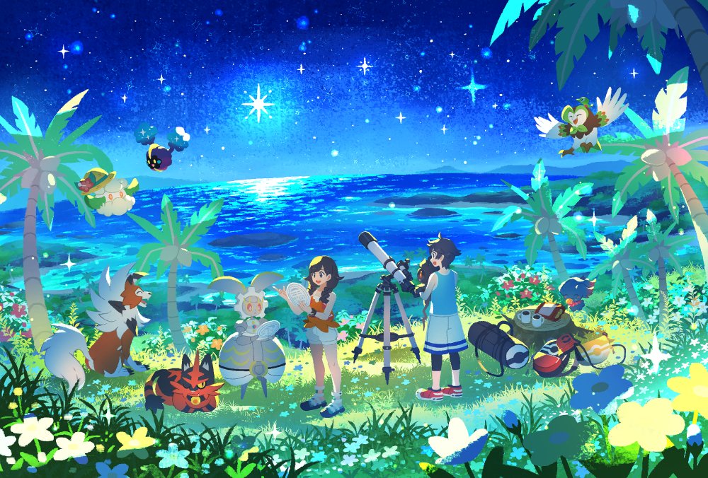 少し遅れてしまいましたが、コウタくんとコウミちゃんの夏休み（？）っぽい絵その５です。