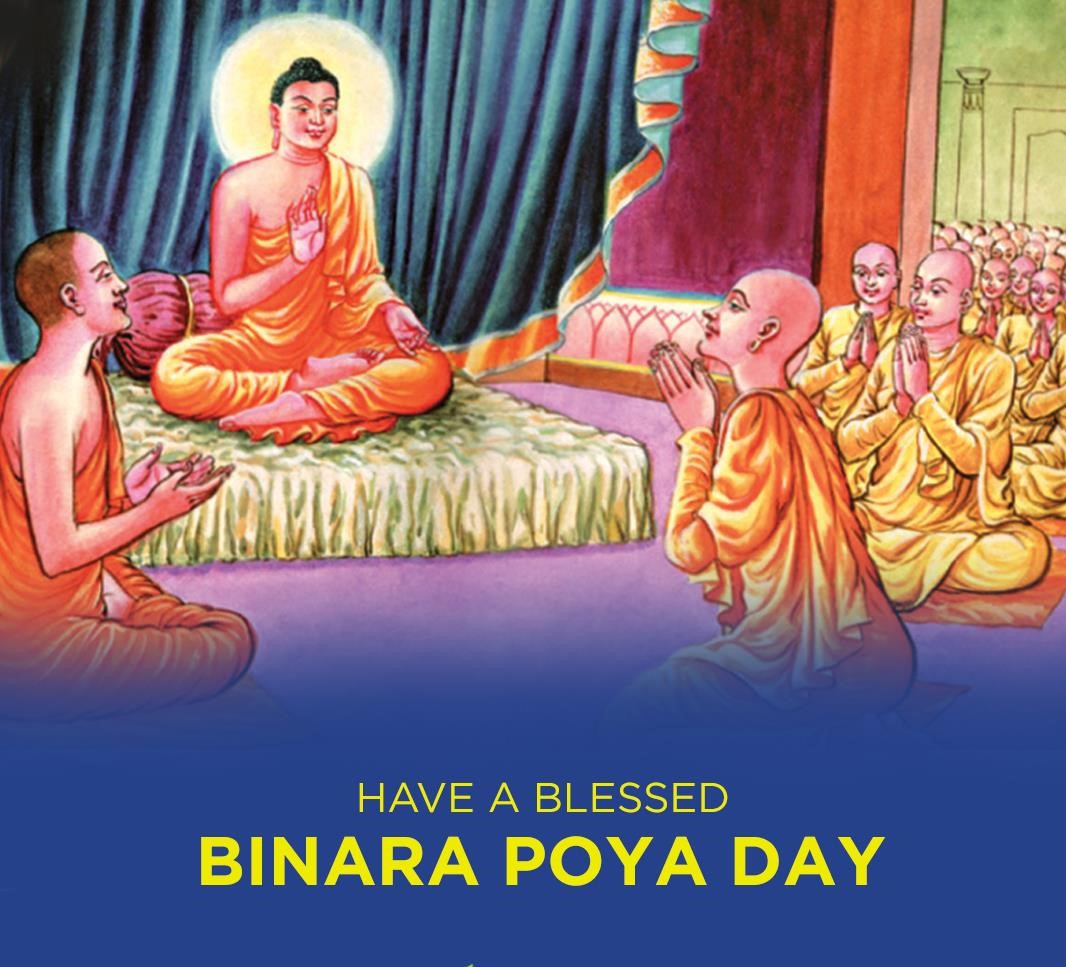 mahesh_senadeer's tweet image. Binara full moon Poya day commemorates the Buddha&apos;s visit to heaven to preach his mother and celestial multitude.