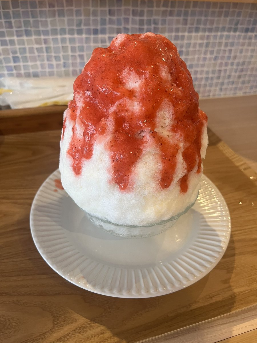 めずらしく今日はいちご🍓