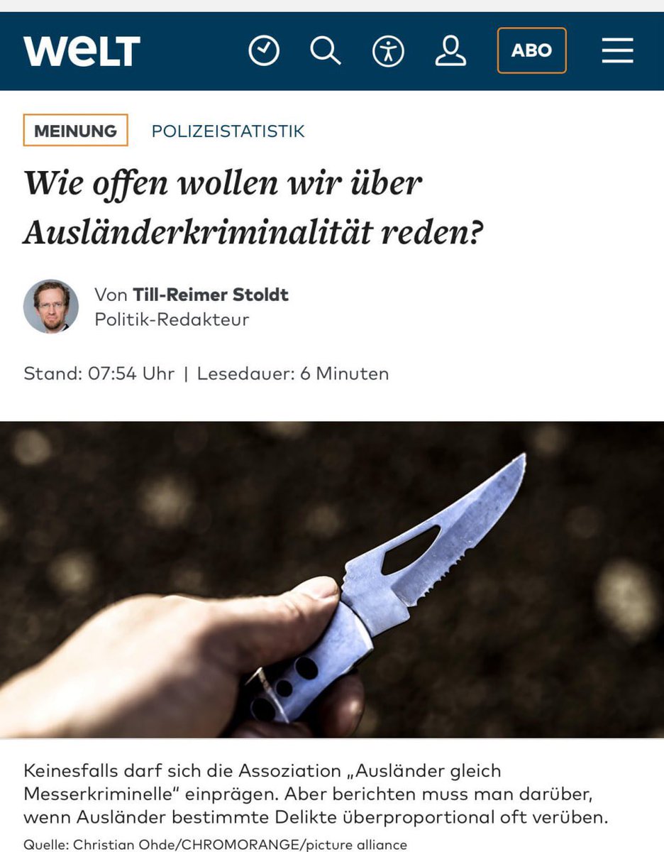 ‼️POLIZIST PACKT AUS UND BESTÄTIGT ALLE VERMUTUNGEN

👉Zitat WELT Artikel:

Diese Doppelstaatler werden in der PKS bislang ausschließlich als Deutsche geführt. „Bei denen werden alle Augen zugedrückt“, seufzte Bernd. Dann schilderte er das bisherige Dokumentationsverfahren der