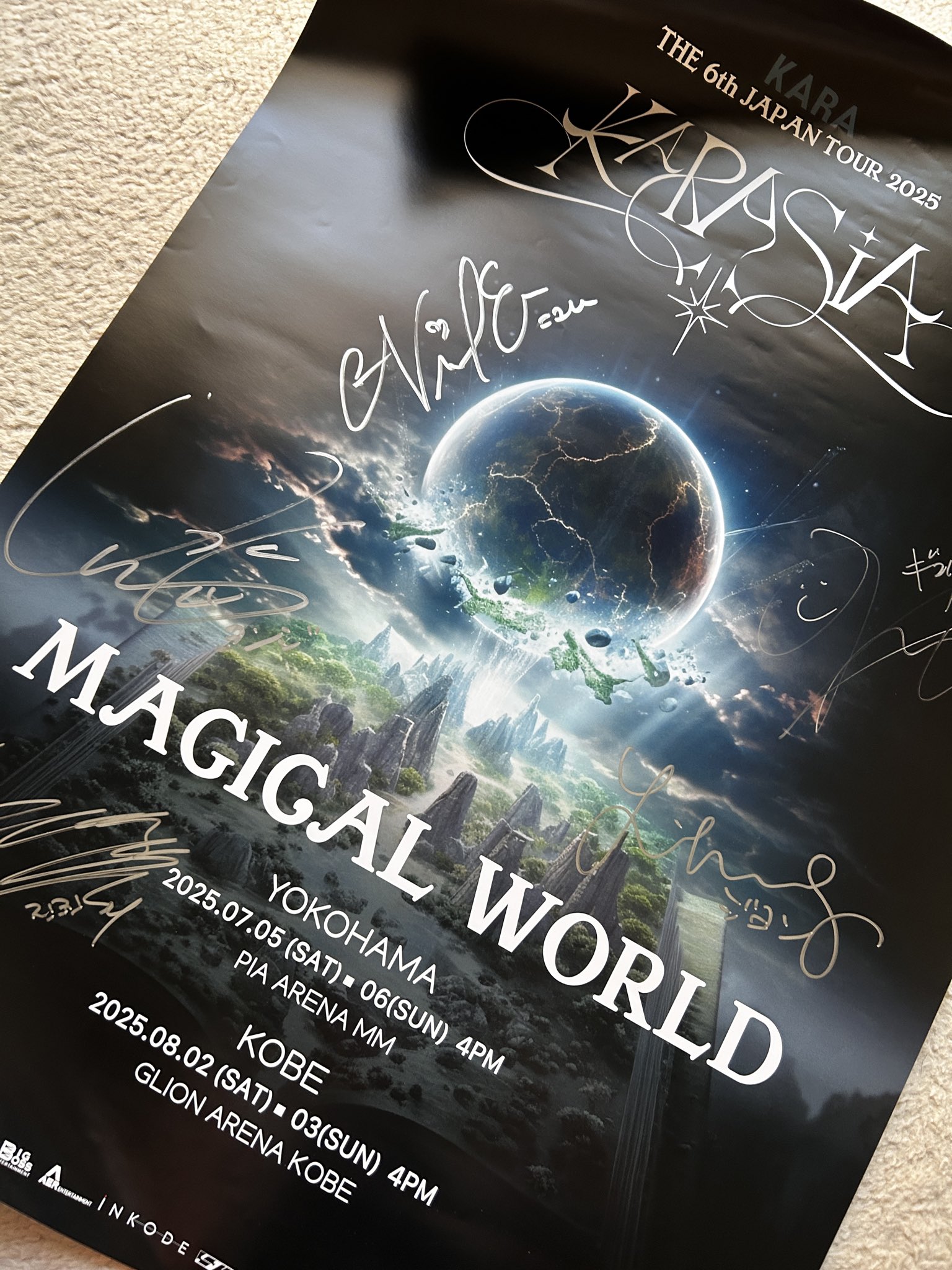BELUCA 1st Fan Meeting サイン入りポスター BELUCA 1st Fan Meeting サイン入りポスター BELUCA 1st Fan