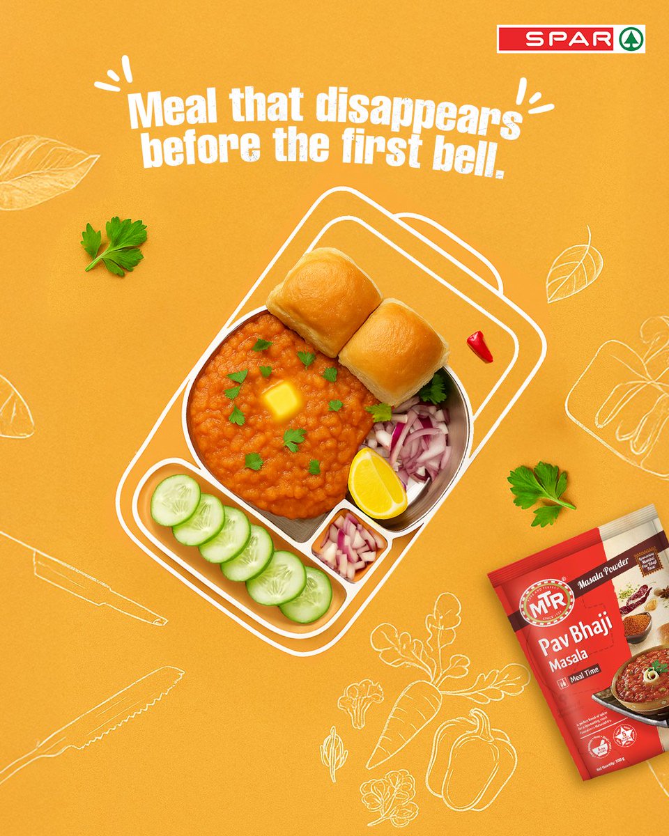 SparIndiaHyper's tweet image. Tired of the daily what to pack dilemma?🥴
We’ve got quick, tasty, and kid-approved lunch options that make mornings easier and lunchboxes happier. Find your fuss-free favourites now, at SPAR.

#LunchBoxIdeas #KidApproved #LunchBoxFavs #ReadyToEat #FussFree #ShopAtSPAR #SPARIndia