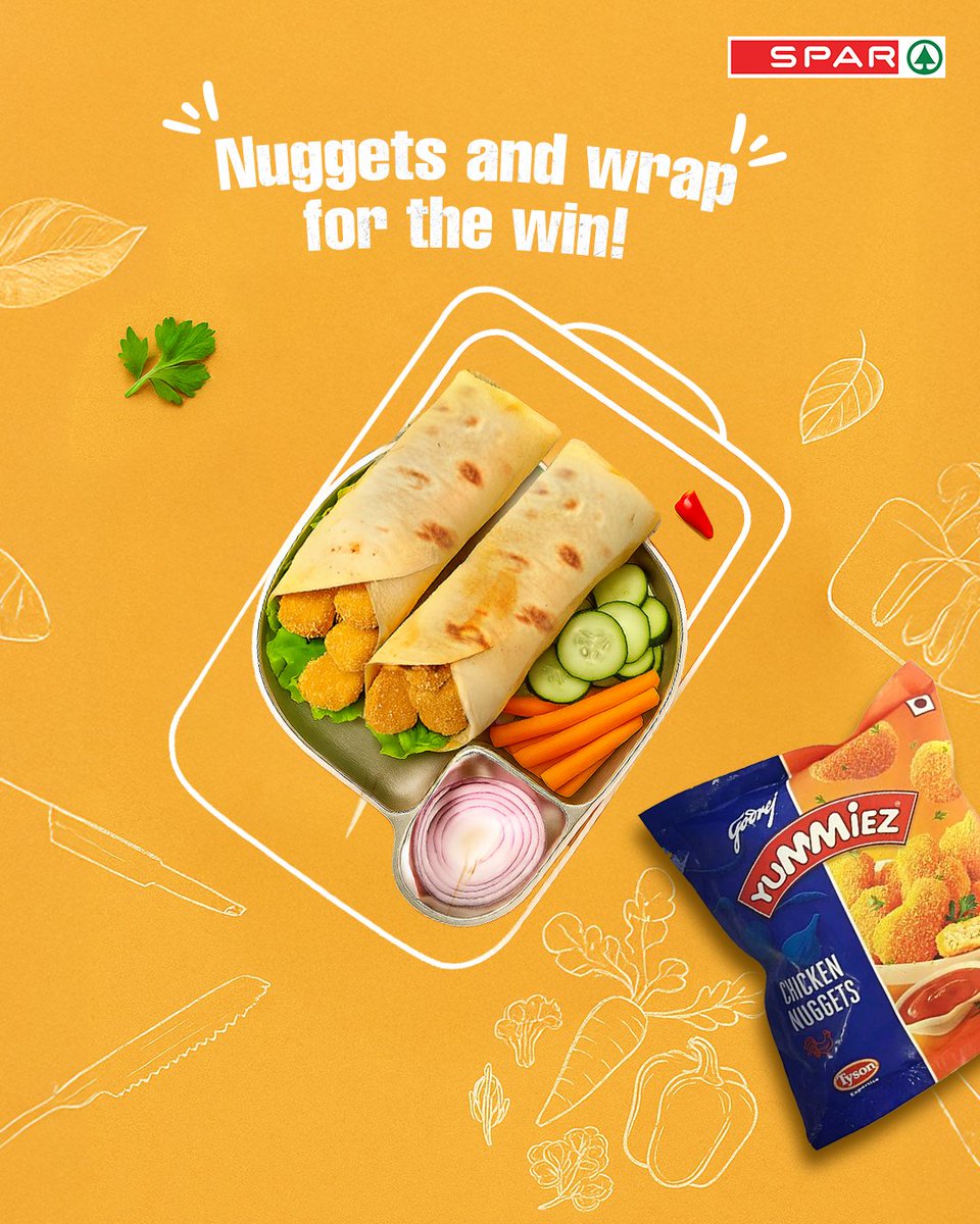 SparIndiaHyper's tweet image. Tired of the daily what to pack dilemma?🥴
We’ve got quick, tasty, and kid-approved lunch options that make mornings easier and lunchboxes happier. Find your fuss-free favourites now, at SPAR.

#LunchBoxIdeas #KidApproved #LunchBoxFavs #ReadyToEat #FussFree #ShopAtSPAR #SPARIndia