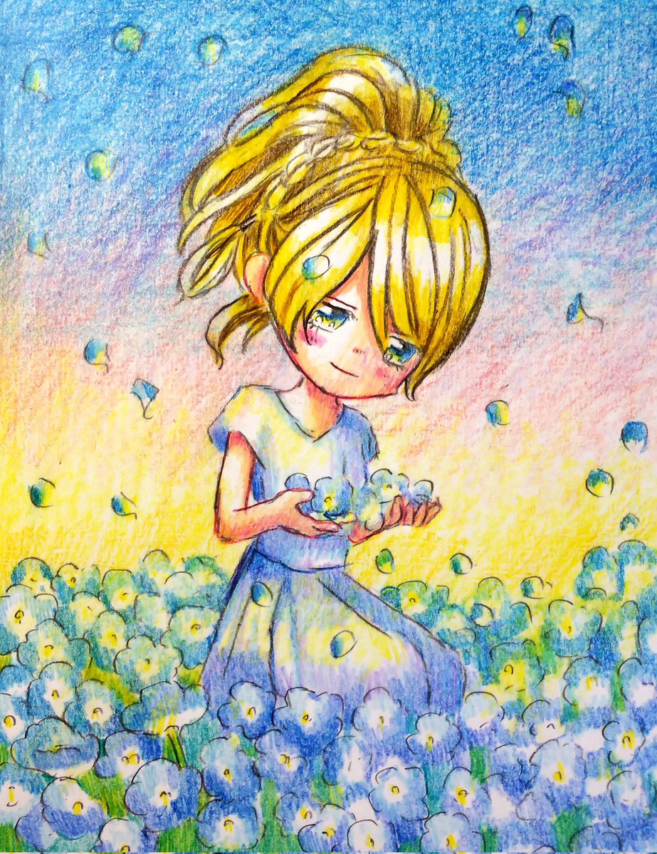 ネモフィラ畑
#ルナフレーナ
#Lunafreya