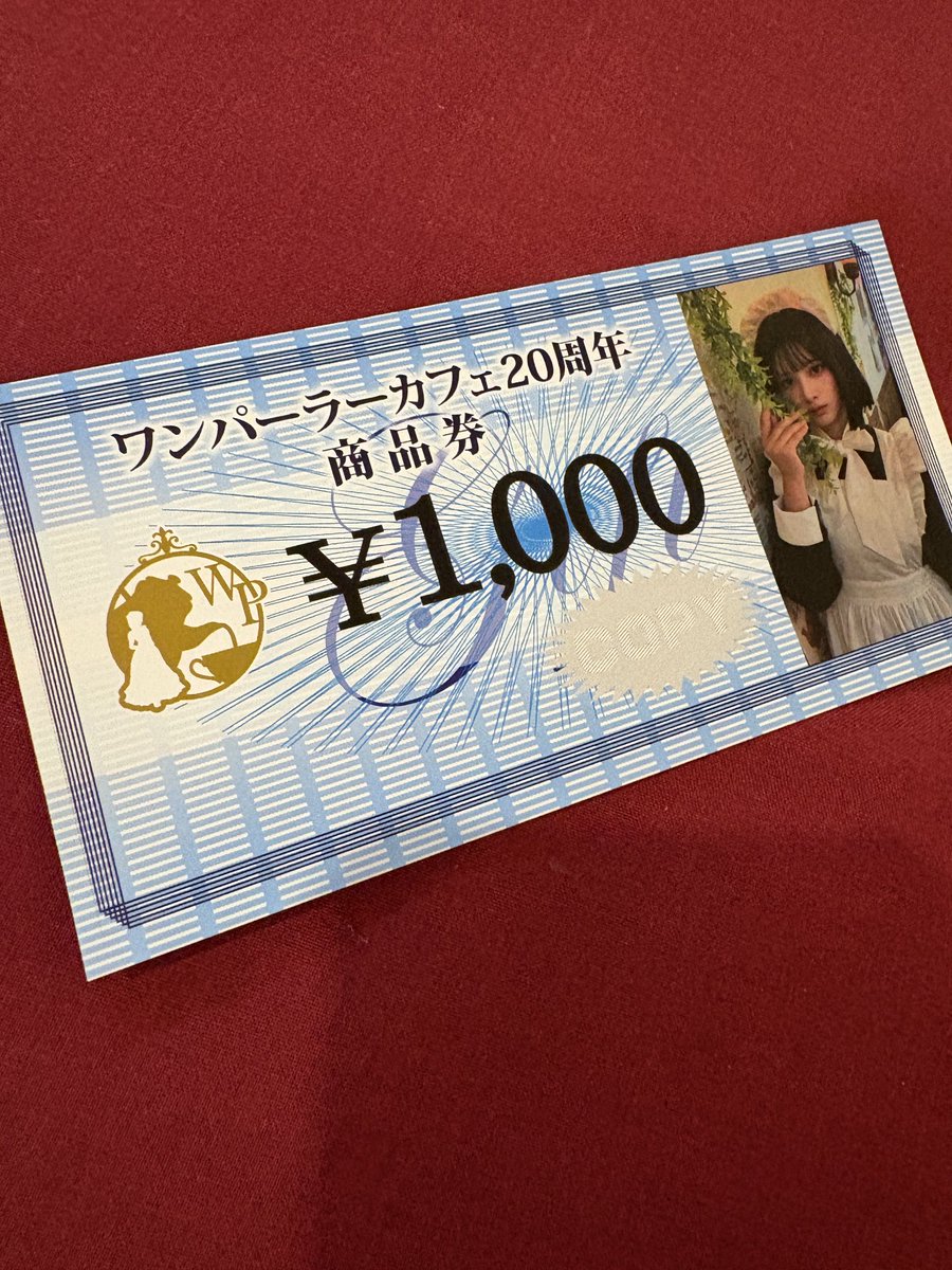 20周年商品券‼️
本日夕方より
発売！
1000円券
10枚セット『10000円分』使えるのに販売は
8500円で買えます！
半年間有効！
プレゼントにも？

本物はシリアル番号や
コピー防止などが入っています。
画像は加工済みです。