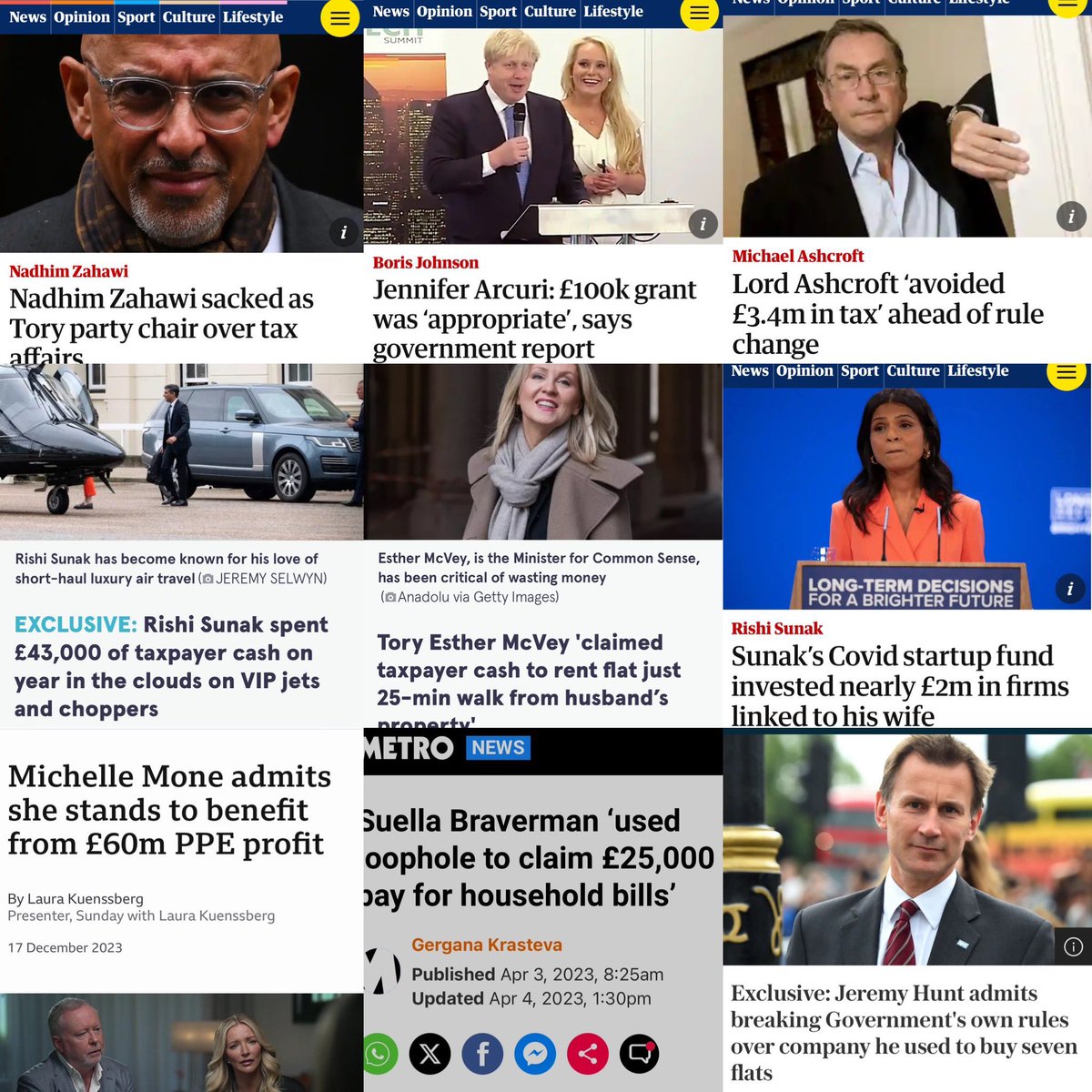 <a href="/Britain_People/">Britain People</a> <a href="/Nigel_Farage/">Nigel Farage MP</a> Yes! Share this with your networks. Tory MPs Jenrick &amp; Zahawi faced no major fallout for £40M tax-saving scandal &amp; £5M tax dodge. Labour’s Rayner resigns over £40k stamp duty error. Same rules, different consequences? Hypocrisy in Tory accountability exposed. #UKPolitics