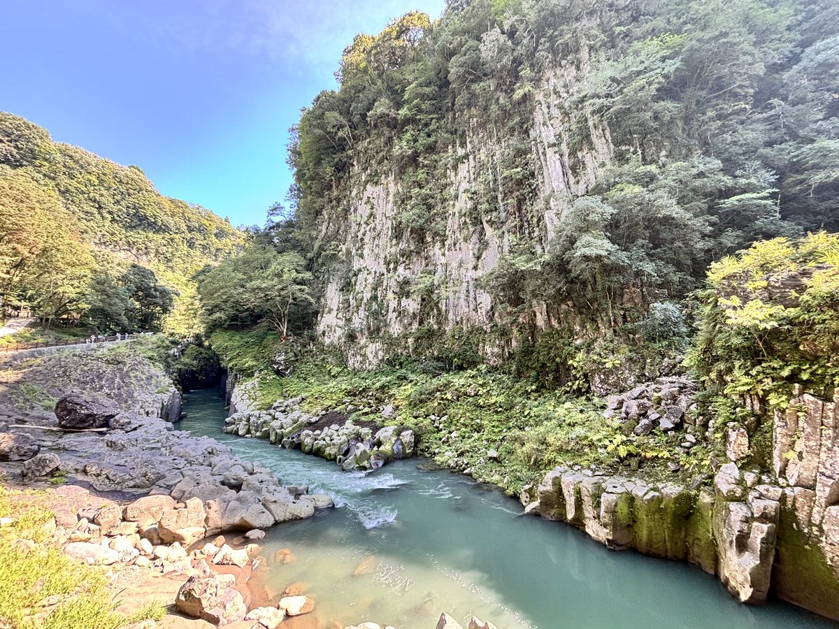 宮崎初上陸！
高千穂峰天降ります♪
#高千穂峡 
#its舞calling 
#ばってん少女隊