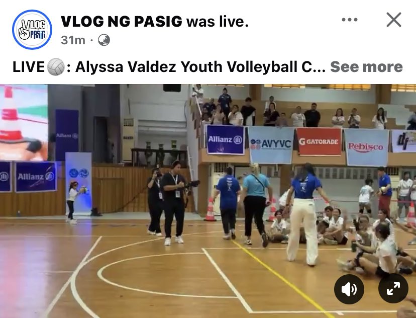 letletalinsunu1's tweet photo. May fb live ang Day 3 ng Alyssa Valdez Youth Volleyball Camp #AVYVC in Pasig sa fb page ng VLOG NG PASIG https://t.co/2kL9UNYvea