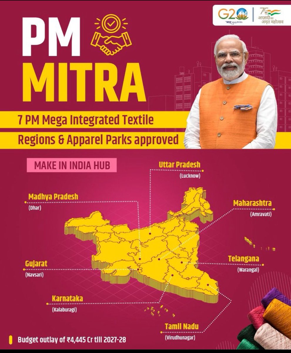 TheArariaIndex's tweet photo. We are requesting a PM Mitra Textile Park for Bihar. It's time for the state to get the industries it deserves to create jobs and boost economic growth. #BiharMaangeIndustries #PM_MITRA
#BiharMaangeIndustries https://t.co/GaF20Ca5m0