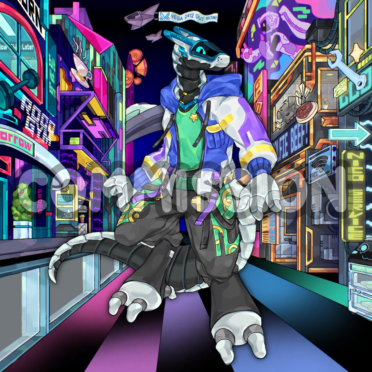 CheeseBurgur28's tweet photo. Commission for @Vega_Synth
Thankyou for order (≧∇≦) https://t.co/L09d3fp9H0