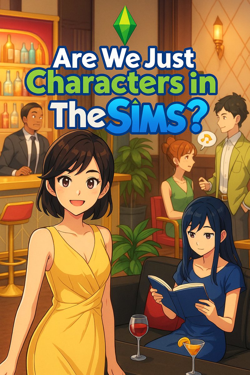 DUCK_Writer27_3's tweet photo. 🎮 หรือเราจะเป็นแค่ตัวละครใน The Sims?
https://t.co/YAom2ygcmW
#DUCKWriter27_3 #BlockUniverse #FreeWill #TheSims #ผู้สร้าง (4/5)