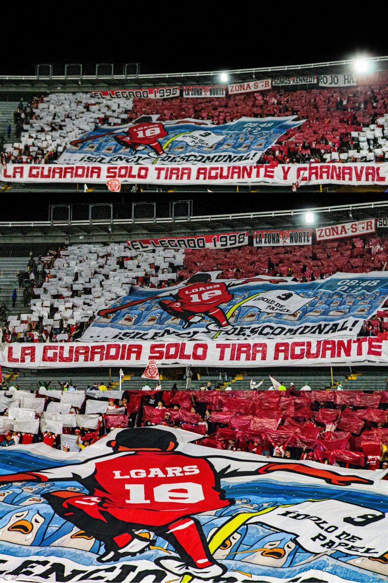 𝕊𝕋𝔸ℕ𝔻 𝕐𝕆𝕌ℝ 𝔾ℝ𝕆𝕌ℕ𝔻 👊 (@ultramaniatics) on Twitter photo LA GUARDIA SÓLO TIRA AGUANTE Y CARNAVAL
Tifo de Independiente Santa Fe en el clásico de la Capital en El Campin
📸 <a href="/lgars_Oficial/">LA GUARDIA ALBI-ROJA SUR</a>
🇨🇴 06.09 LA GUARDIA SÓLO TIRA AGUANTE Y CARNAVAL
Tifo de Independiente Santa Fe en el clásico de la Capital en El Campin
📸 <a href="/lgars_Oficial/">LA GUARDIA ALBI-ROJA SUR</a>
🇨🇴 06.09