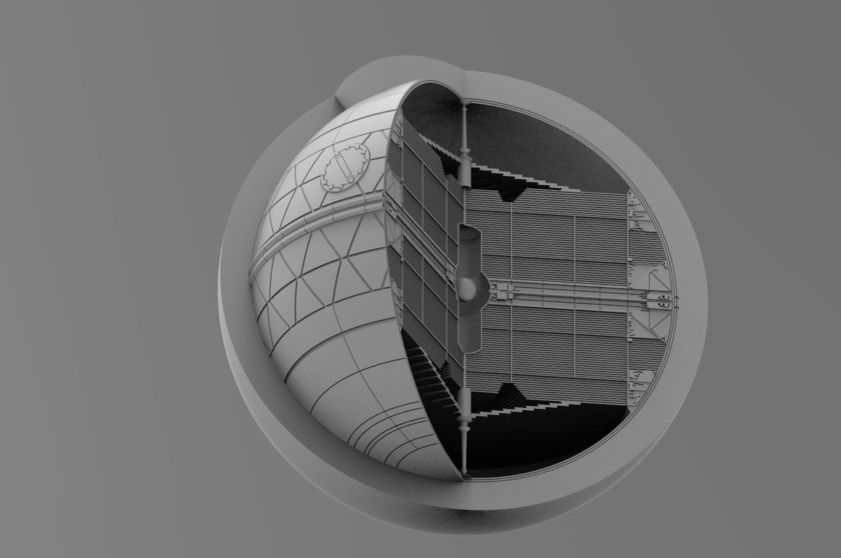 イゼルローン要塞を建造中です。
今回のスケールは1:600,000、直径10センチのキットになります。
現在の進捗はおよそ70％で、残りは装飾部分となります。

#銀河英雄伝説