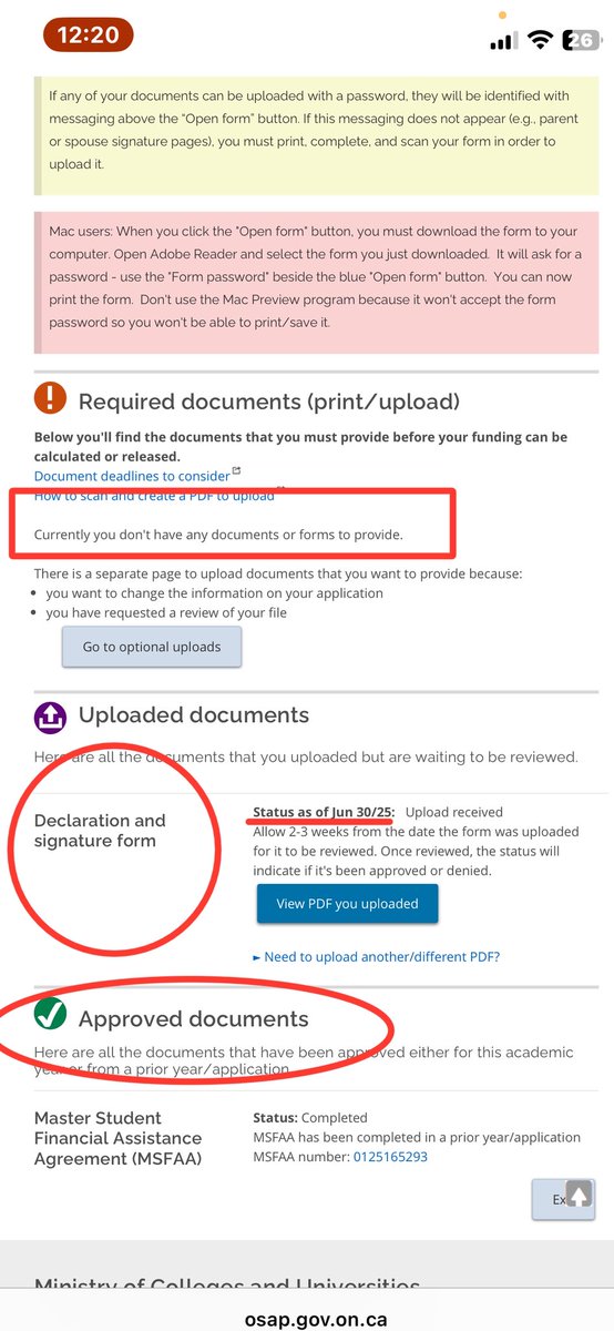 DjGhostSSP's tweet photo. @anjysjudgment no COE  or declaration forms even LOOKED at frm june 30 BIG fuckin joke, financial aid office said everythings is fine and documents received but osap ain’t doing shit on their side, they lie and say the school has to confirm enrolment? But how if osap hasn’t looked at forms tf! https://t.co/NdDUQs8O5Y