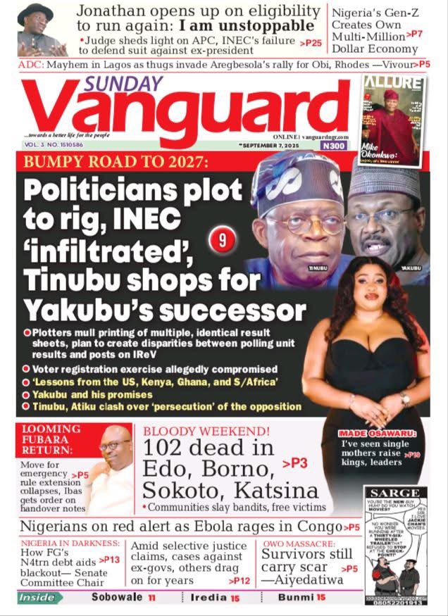 Politicians plot to rig, INEC ‘infiltrated’ Tinubu shops for yakubu’s successor