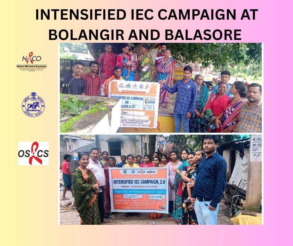 odishasacs's tweet image. IEC on HIV/AIDS &amp;amp; STI at Chhelkhai, Patnagarh (Balangir) by LWS-USS Project &amp;amp; Intensified IEC at Chilakhana, Sadar (Balasore) by CWSD on 06.09.25. #IndiaFightsHIV #StopHIV