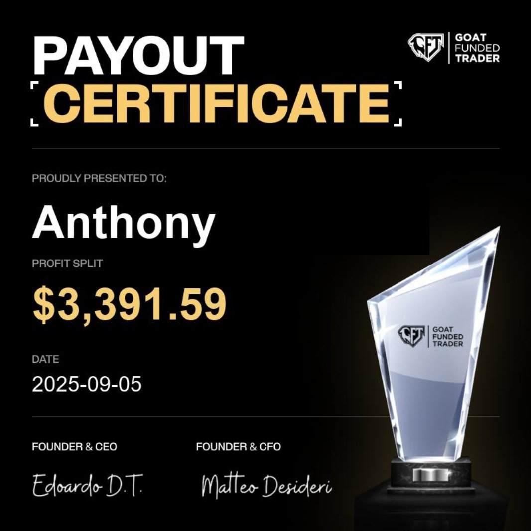 🎉 Weekend Payouts at GFT 🎉

While most people are winding down their weekend…

our traders are cashing in 🐐

Another round of payouts is rolling out today..

the perfect way to celebrate a weekend 👀

The question is: will you be on the next list?

👉 goatfundedtrader.com