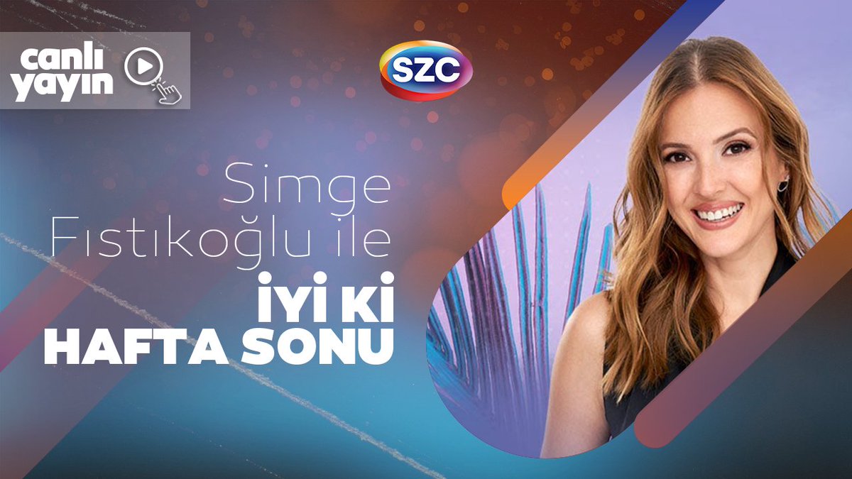 #CANLI Simge Fıstıkoğlu ile İyi ki Haftasonu <a href="/simgefstk/">simge fıstıkoğlu</a> 

youtube.com/live/fD-nE9kkS…