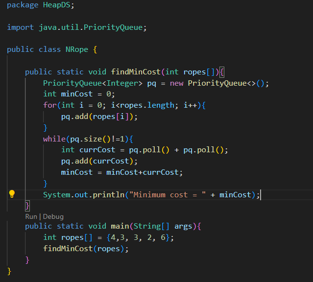 sauravsmehta143's tweet image. 🚀 Day 53 of my DSA journey! Today I conquered:
Heap Sort
Nearby Cars
Connect N Ropes (Min Cost)
Weakest Soldiers
Sliding Window Maximum
Learning heaps & optimization one problem at a time!
@ApnacollegeX @ShradhaKhapra_