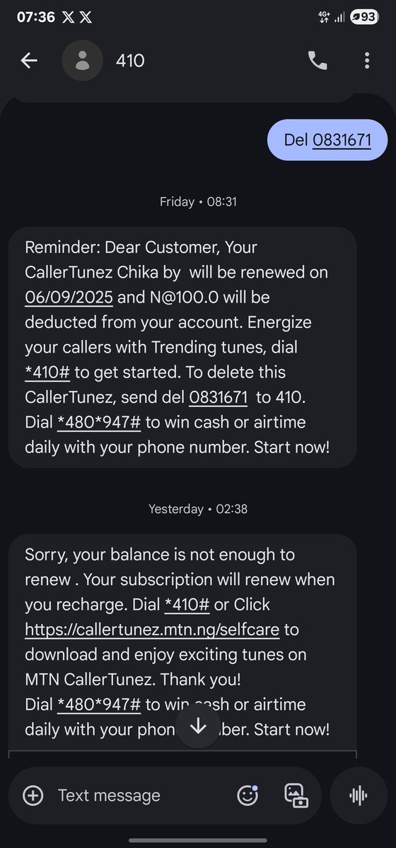 MTN has no business in Nigeria. They are shamelessly ripping Nigerians off through fraudulent practices. They force useless callertunes on people without consent, make cancellation deliberately impossible, and their so-called customer service is a complete joke. #MTNScam <a href="/MTNNG/">MTN Nigeria</a>
