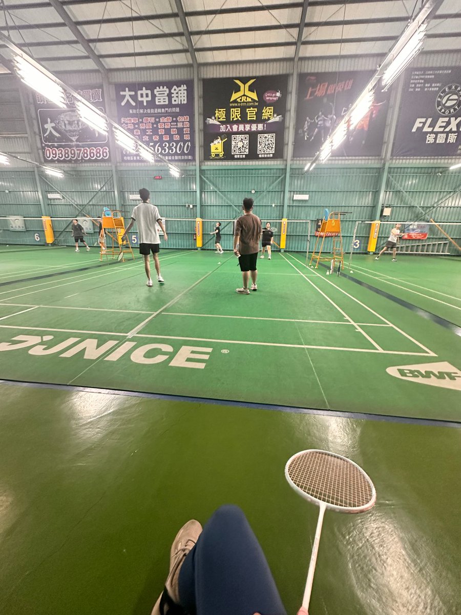 揮拍，殺球，喘到不行，羽毛球的快樂無與倫比！💦🏸