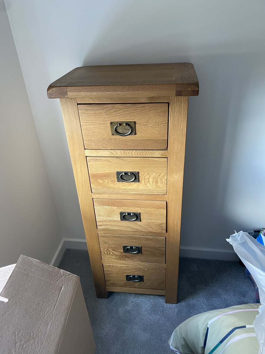 Gentleben1978's tweet photo. Bedroom furniture arrived and in place, just a lot of clothes to put away. https://t.co/JsCMZ5X3x6