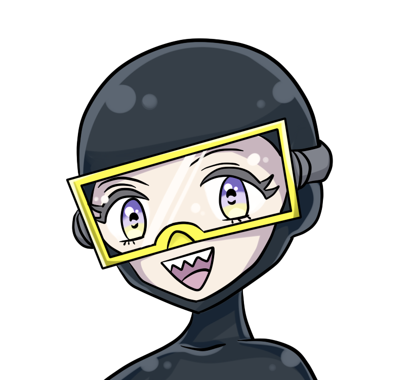 some pokemon trainers in diving suit commission :)