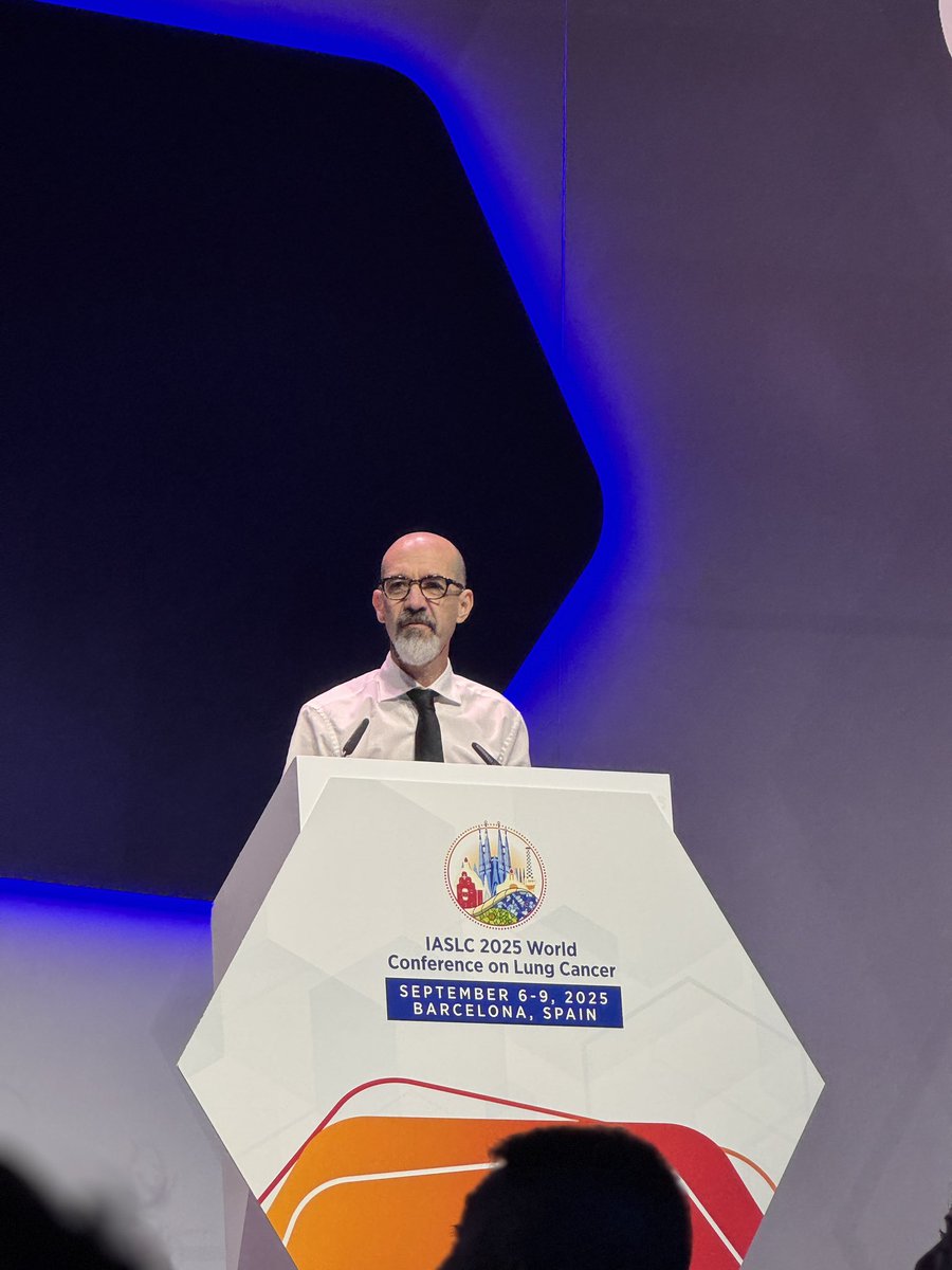 Chemotherapy duration shown here - and fairly high crossover rates are reassuring. More toxicity, yes, but no new signals seen here. Question remains - which regimen for which patient? But a very welcome advance and impressive presentation from <a href="/dplanchard/">d.planchard</a> at #WCLC25.