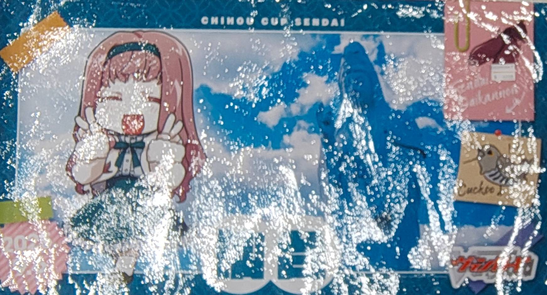 ちほうかっぷ仙台 プレイマット&スリーブ 御薬袋ミレイ ちほうかっぷ