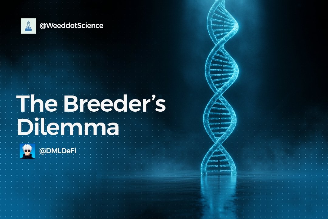 DML___DeFi (@dmldefi) on Twitter photo Do you know the cannabis industry has a hidden problem? 👀
Breeders spend years creating strains… but lose ownership, credit, and rewards.
This is the Breeder’s Dilemma.
And it’s exactly what @weeddotscience is here to solve.
🧵⬇️ Do you know the cannabis industry has a hidden problem? 👀
Breeders spend years creating strains… but lose ownership, credit, and rewards.
This is the Breeder’s Dilemma.
And it’s exactly what @weeddotscience is here to solve.
🧵⬇️