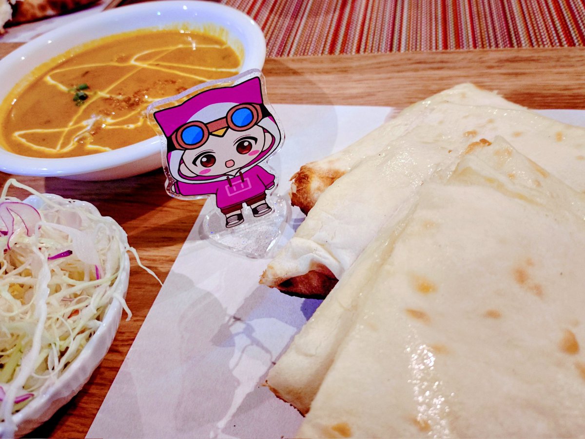 ナマステ( ᐛ🙏) 
いつもスープカレーだから
たまにはインド的な🍛🇮🇳