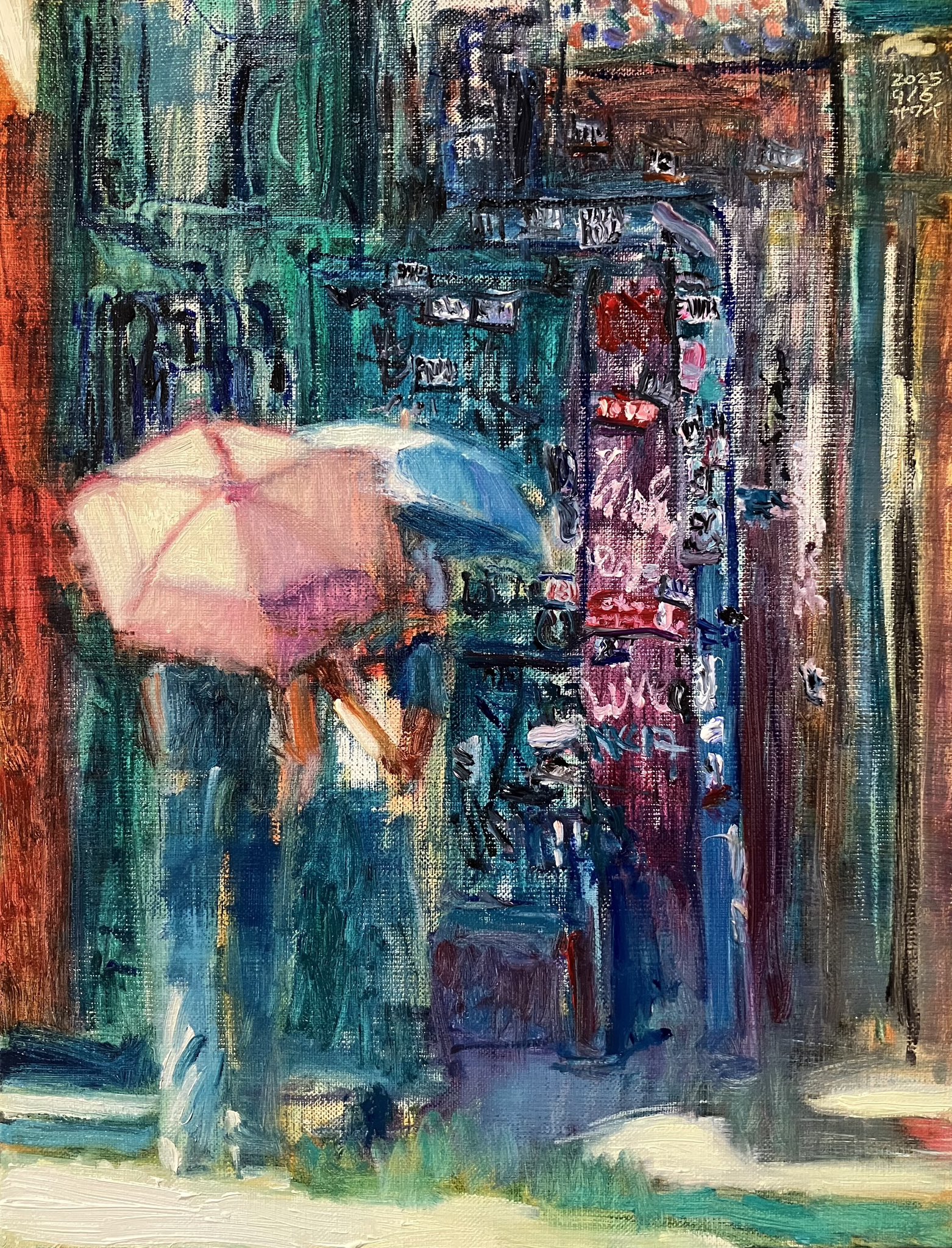32×41㎝「冬空と民家」油彩・原画・F6 32×41㎝「冬空と民家」油彩・原画・F6 32×41㎝「冬空と