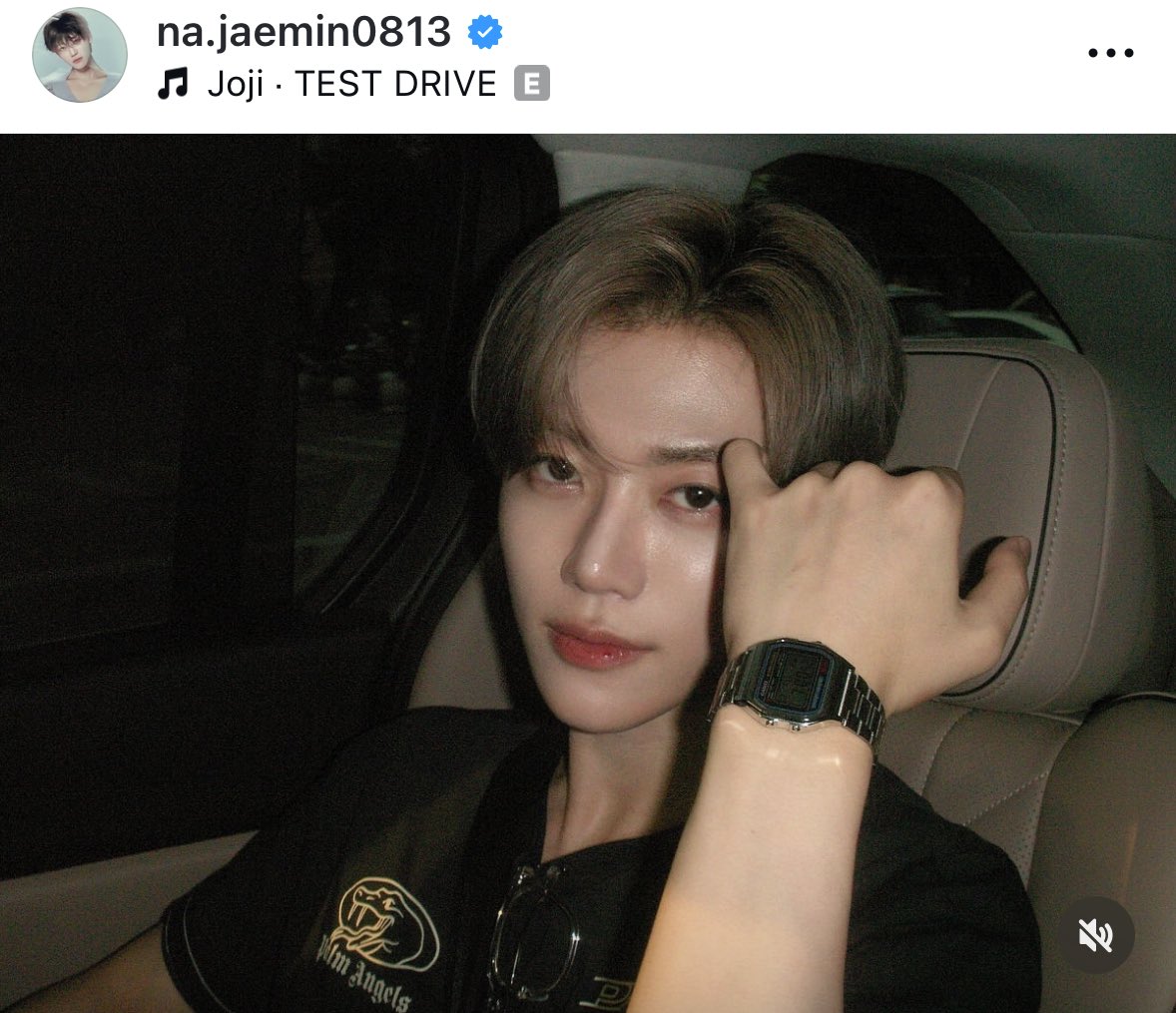 NCT DREAM ジェミン Jaemin 腕時計 インスタに掲載 CASIO カシオ