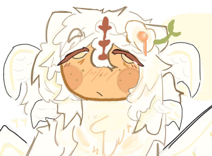 SilluGoober's tweet image. sorry for starving yall
Heres my freinds oc
#digtalart #art #fluffy
