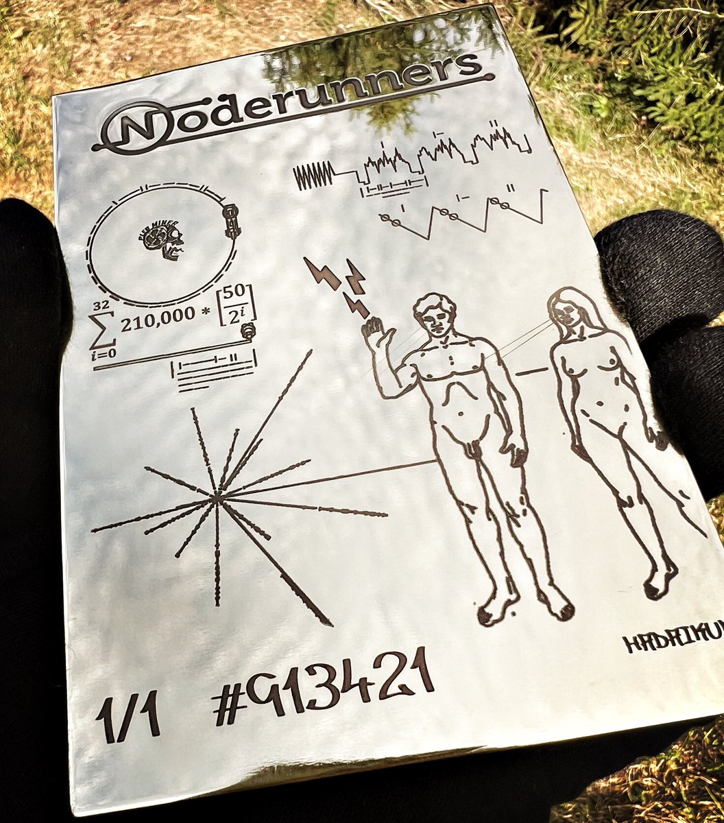 Hadaikum3D's tweet image. GM. New piece locked in.
@NoderunnersNET signal ready for orbit. 💥 🚀 ⚡️ #noderunners #bitcoin #art @onthebrinkie
