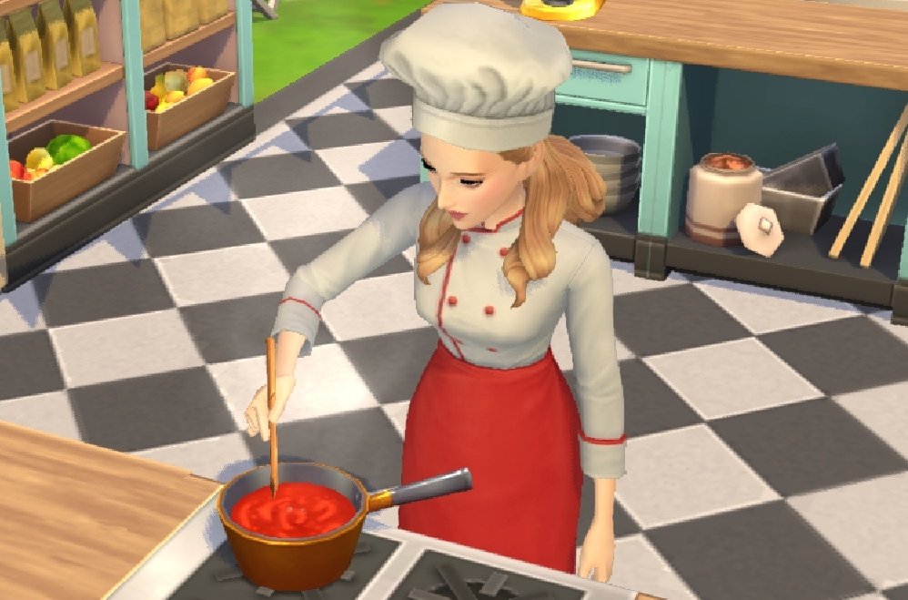 Sims_Mobile09's tweet image. 생일파티를 위해서 케이크를 구웠어요🎂