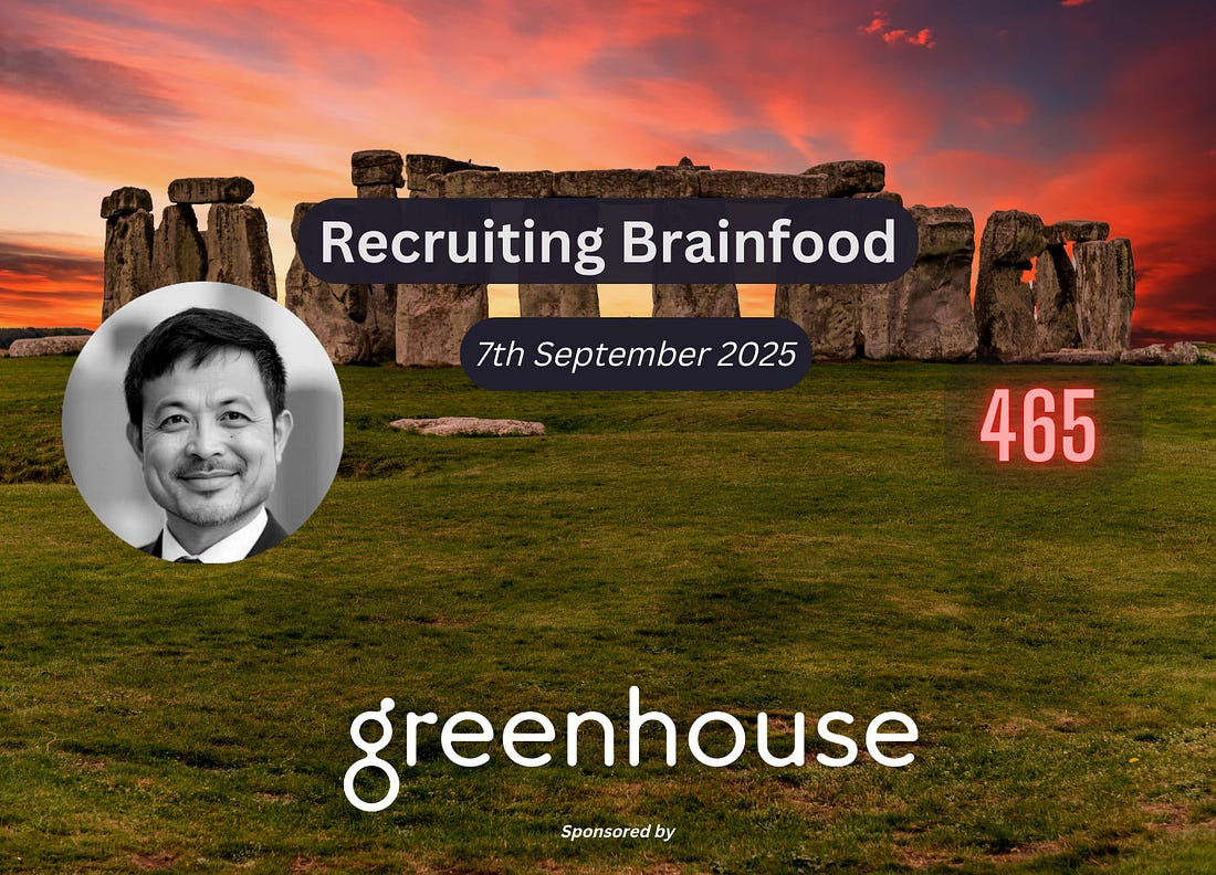 HungLee's tweet image. Recruiting Brainfood - Issue 465
recruitingbrainfood.substack.com/p/recruiting-b…
OpenAI Jobs Platform, LinkedIn Hiring Assistant Global Launch, AI impact on the early entry career market, How CEO's respond to Geopolitical uncertainty and a cool survey on 300 data teams...
