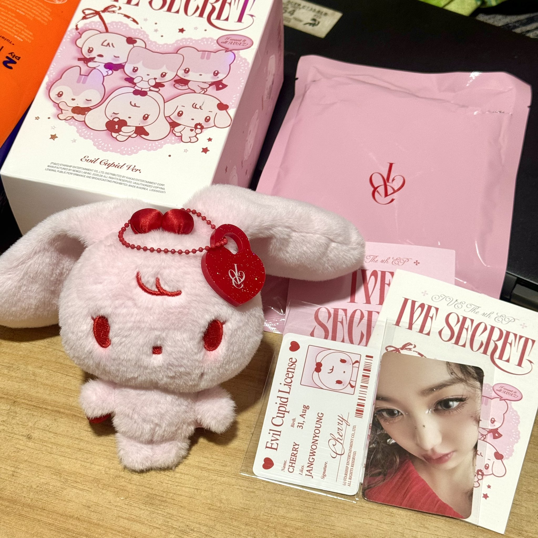 IVE SECRET Evil Cupid ウォニョン トレカ CHERRY 2体 ゲーム