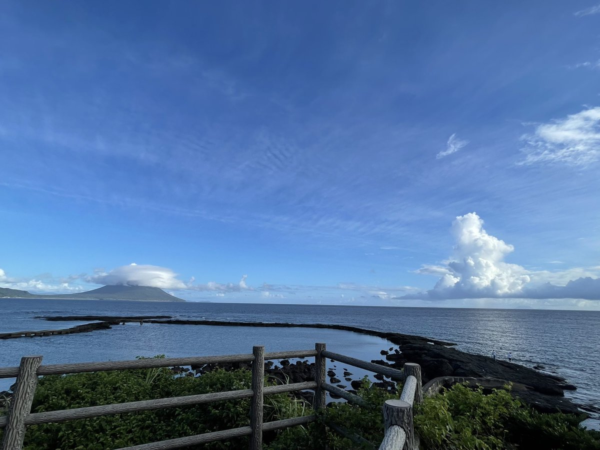 #ラピュタ  （竜の巣）と #開聞岳
#いせえび荘　#鹿児島観光