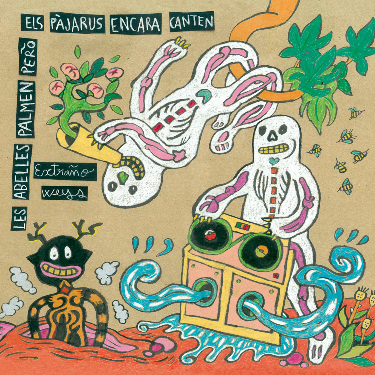 Els Extraño Weys, ahir a Can Màximum presentant el seu nou disc. En breu, ho teniu  penjat a la telaranya còsmica.