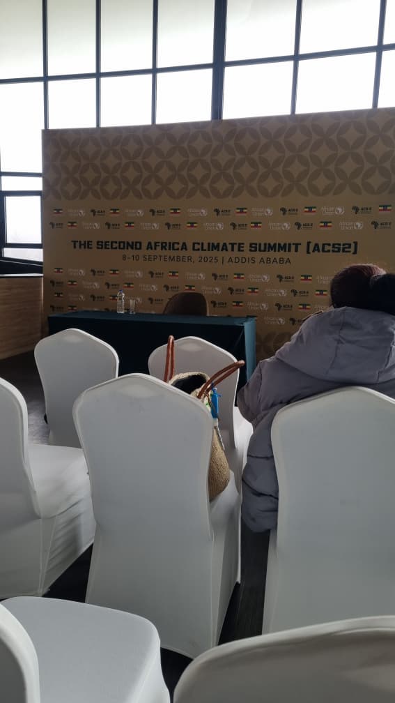 We are currently on site for the press conference of <a href="/ACS2ET/">Africa Climate Summit 2</a> Stay connected here I will give you every detail about the summit