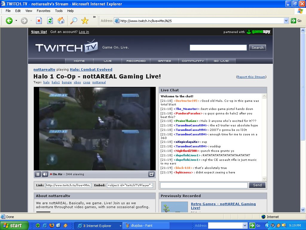 Twitch, if it existed earlier in 2006