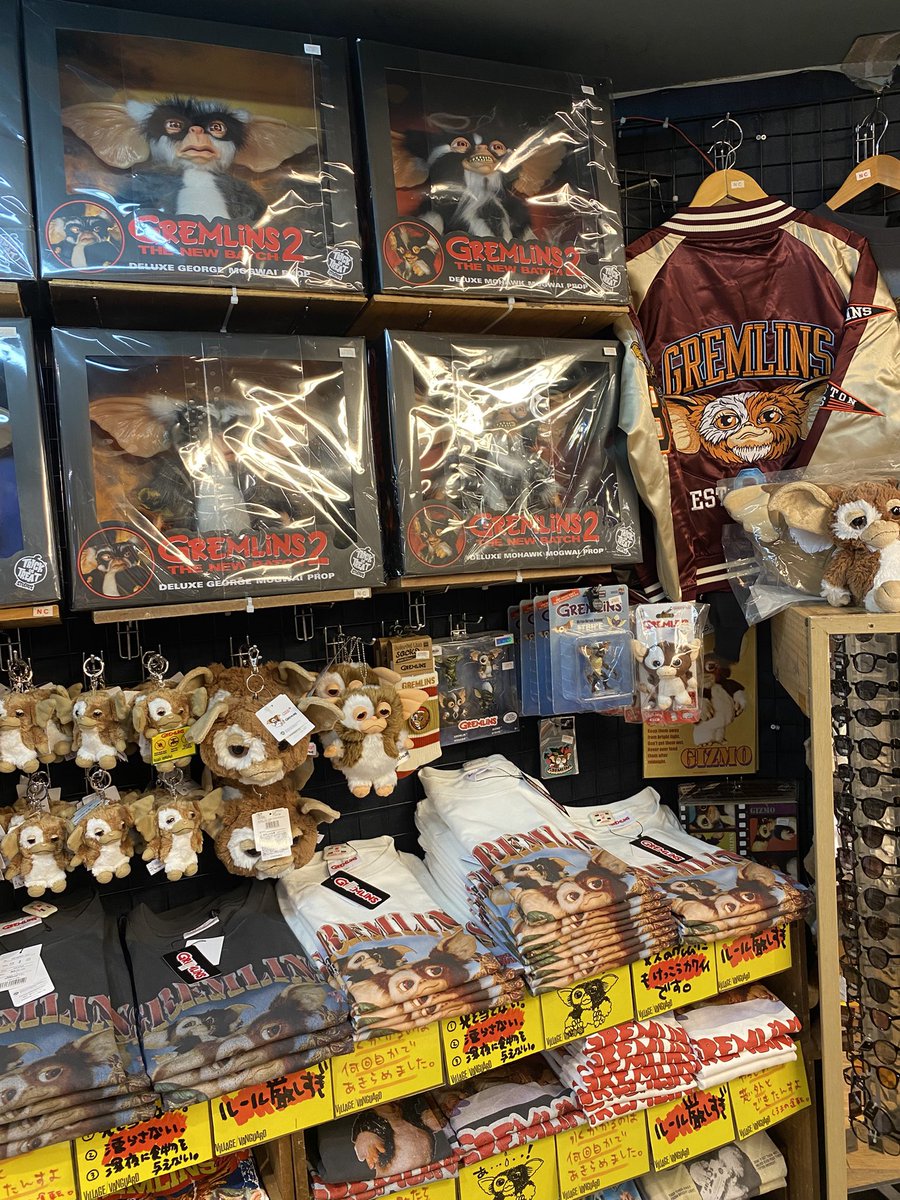 🌲#GREMLINS 🌲 #グレムリン コーナーに #ギズモ が沢山来てくれました