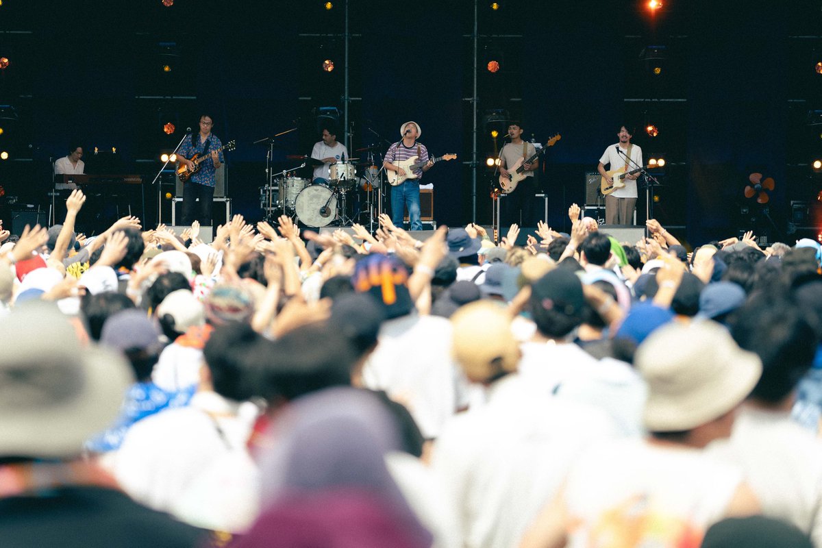 oneparkfestival's tweet photo. 💥PARK GARAGE💥

never young beach
@neveryoungbeach 

photo by キョートタナカ @KYOTO_TANAKA02 

#opf2025 https://t.co/kUupaaUbxY