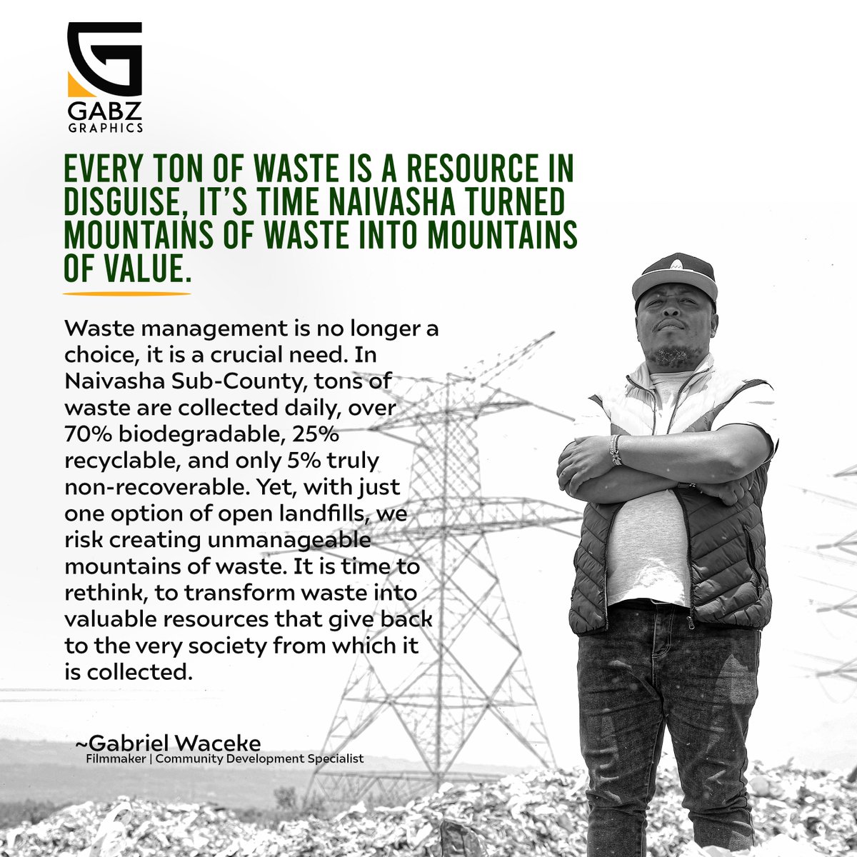 Every ton of waste is a resource in disguise, it’s time Naivasha turned mountains of waste into mountains of value.”
