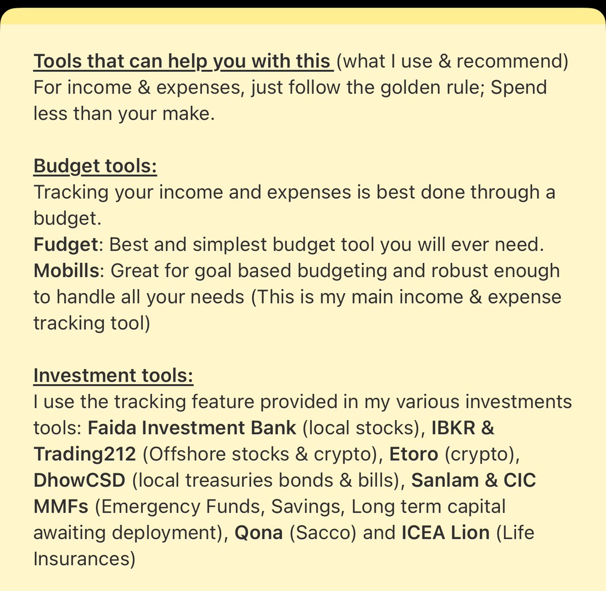mtucreativity's tweet image. What you don’t measure, you can’t improve.
To build wealth, track every part of your financial life or you’ll be flying blind

5 pillars of tracking Income, Expenses, Investments &amp;amp; Savings, Net Worth and Financial Planning.

Aim to double your net worth every year. That’s what…